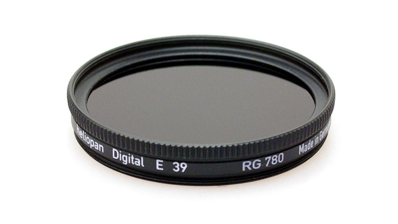 Heliopan rg780 (87) infrared filter, 37-105mm