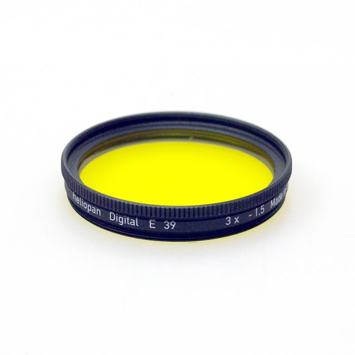Heliopan 39mm yellow 12 filter