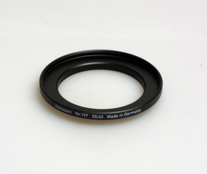 Heliopan adapter/stepping ring up to 55mm (filter)
