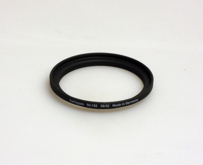 Heliopan adapter/stepping ring up to 58mm (filter)
