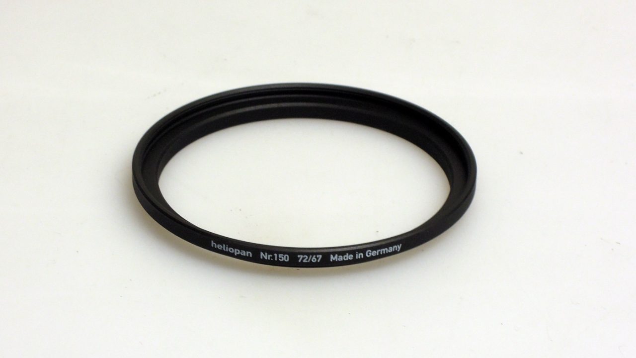 Heliopan adapter/stepping ring up to 72mm (filter)