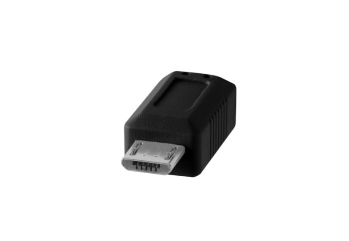 CUC2515 BLK TetherPro USB C to 2.0 Micro B 5 Pin 15 BLK 5 Pin Tip