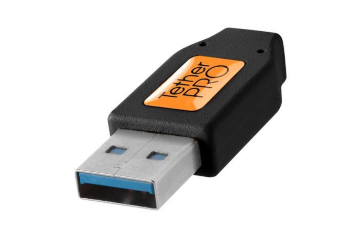 CUC3215 BLK TetherPro USB 3.0 to USB C 15 BLK usb a tip angle