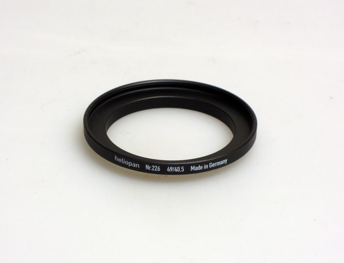 Heliopan adapter/stepping ring up to 49mm (filter)