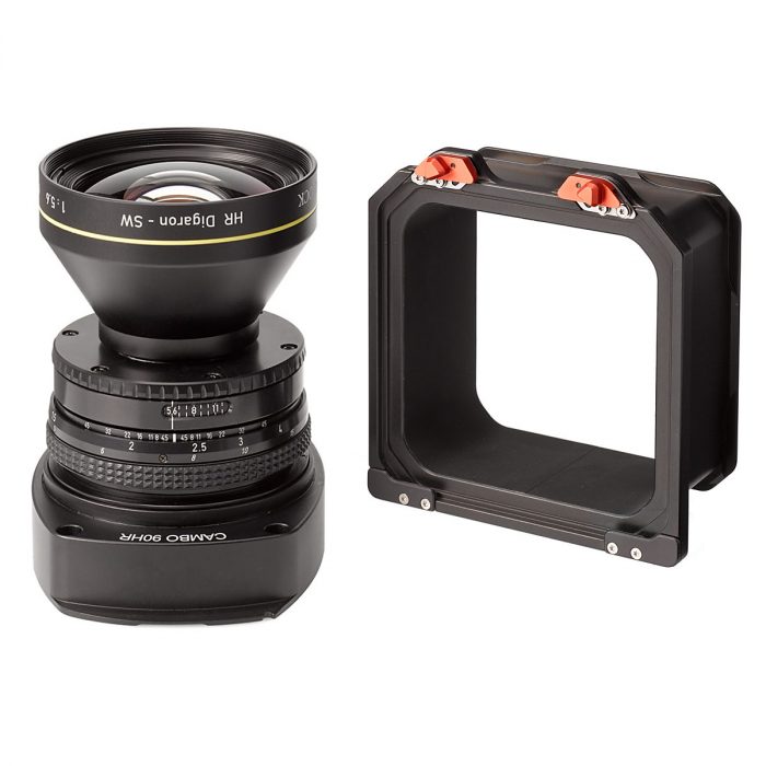 Cambo wrs 90mm hr digaron-sw lenspanel short barrel + spacer – standard panel – aperture only