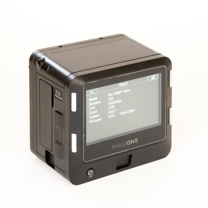 Pre-Owned Phase One IQ3 100 Achromatic Digital Back
