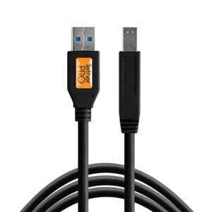 TetherTools TetherPro CU5460-BLK USB 3.0 SuperSpeed Male A to Male B Cable 4.6m
