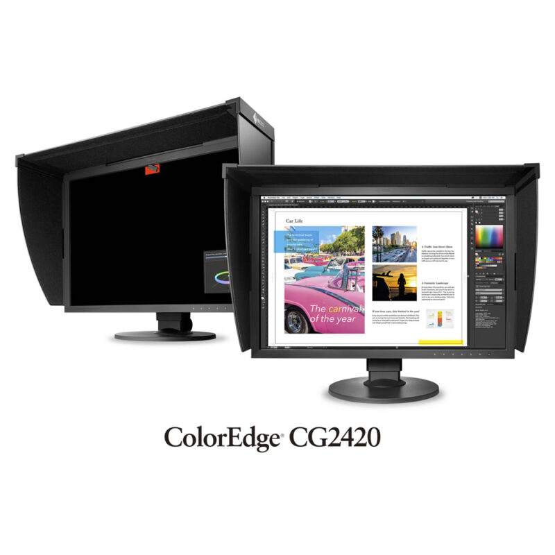 EIZO CG2420 24" Widescreen IPS Monitor with Height Adjustable Deskstand