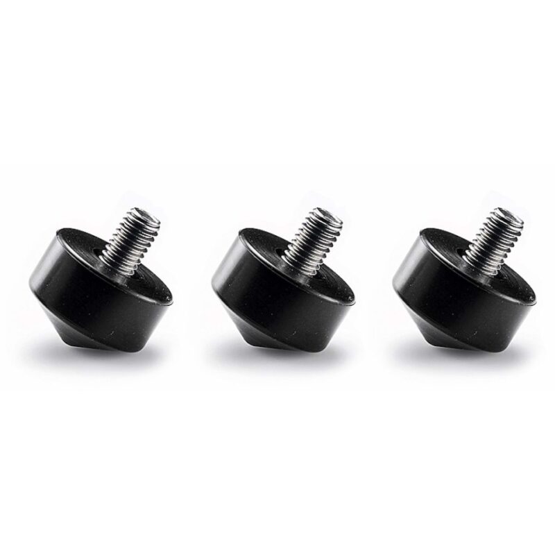 Gitzo Interchangeable Rubber Foot - 33mm - Set of 3