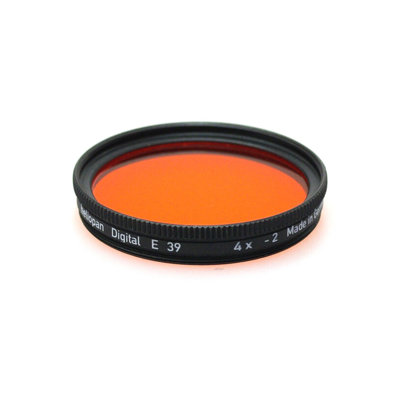 Heliopan Orange 22 ( Black & White )Filter, 39-95mm