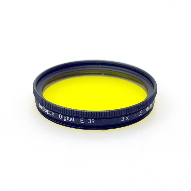 Heliopan Yellow 12 (Black & White)Filter, 39-86mm