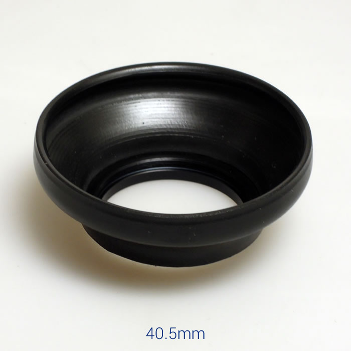 Bower 82mm Collapsible Rubber Lens Hood – Universal Screw-In, Black