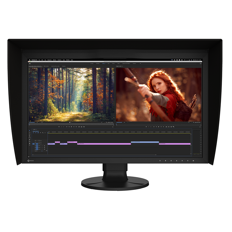 EIZO CG2700X 27" Widescreen IPS Monitor with Height Adjustable Deskstand
