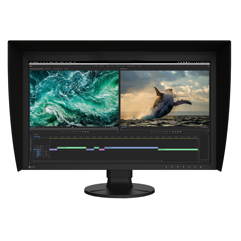 EIZO CG2700S 27" Widescreen IPS Monitor with Height Adjustable Deskstand