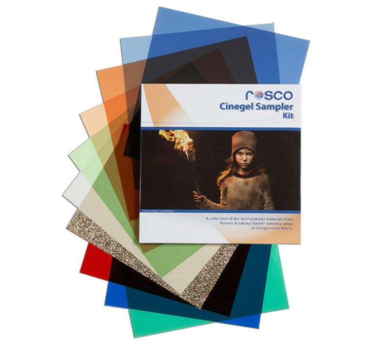 Rosco Cinegel Sampler Photo Filter Kit. 30.48 x 30.48cm