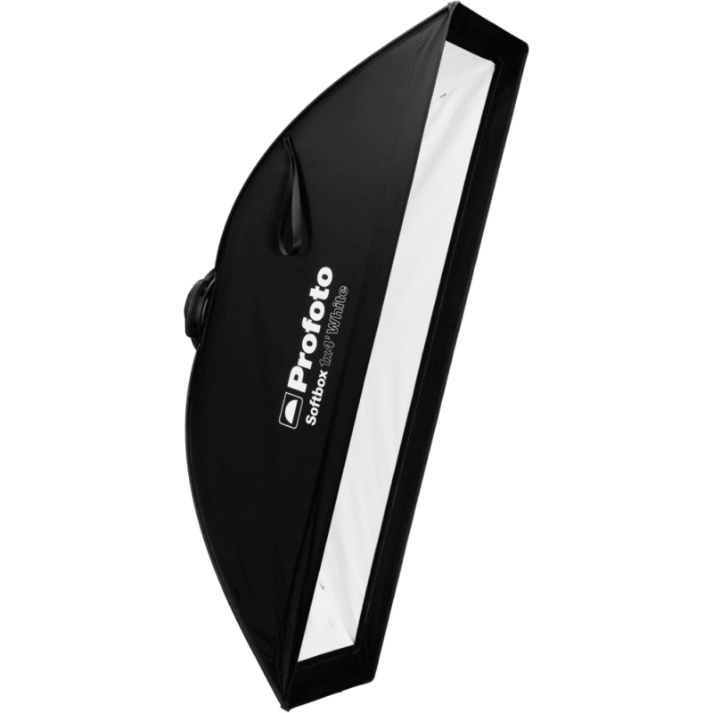Softbox 1x4 white angle