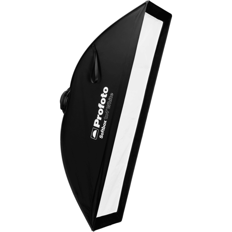 Softbox 1x4 white angle diff